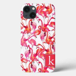 Aquarellfärbung Flamingo in Wasserfarben Name h title_seo2