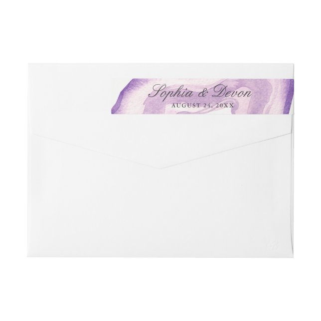 Aquarellfärbung | Lavendel | (Rückseite)