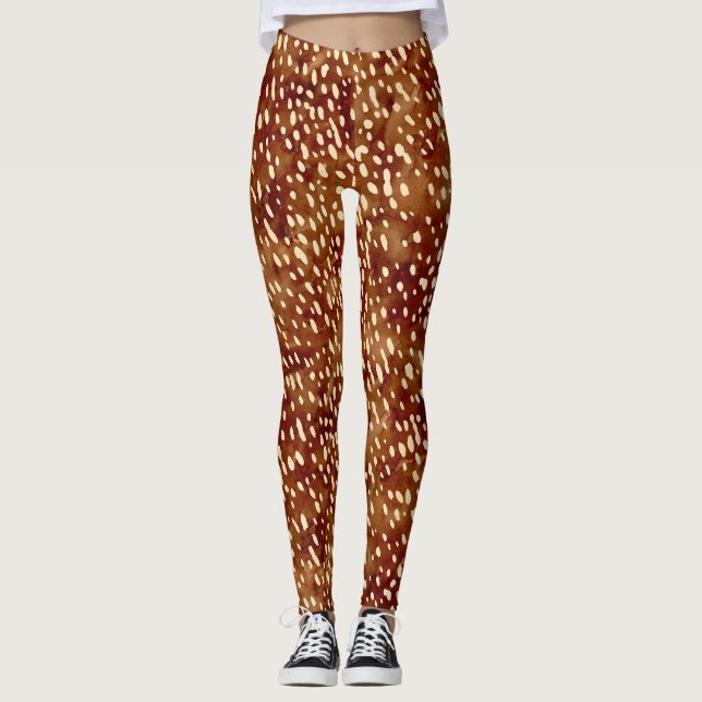 Aquarellfärbung Leggings (Vorderseite)