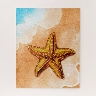Aquarellfische am Strand