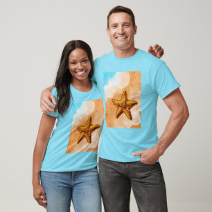 Aquarellfische am Strand T-Shirt
