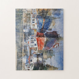 Aquarellfischerei