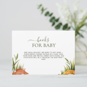 Aquarellfischerei begeistert Bücher für Baby Begleitkarte