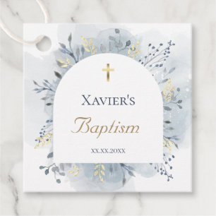 Aquarellfolien Taufe Tagestriche Geschenkanhänger