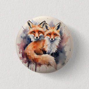 Aquarellfox Duo Button
