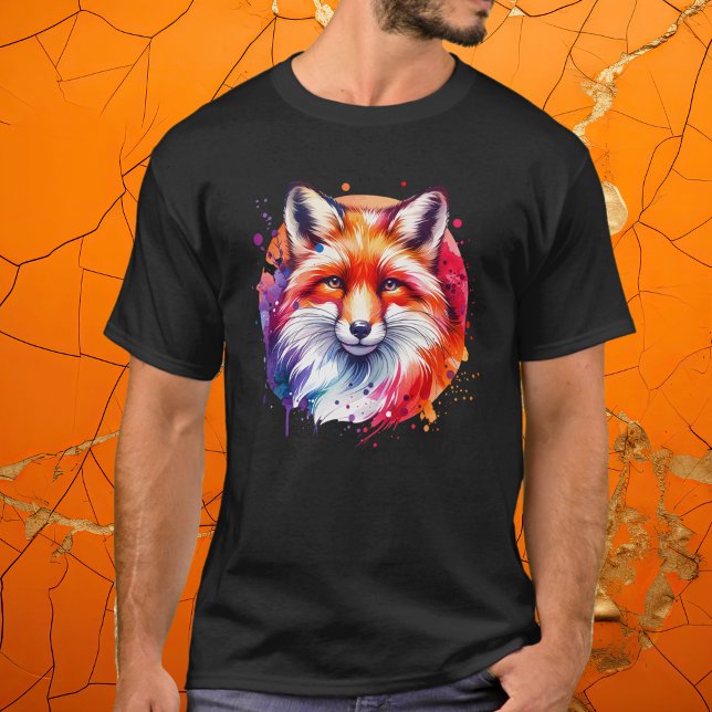 Aquarellfox-Illustration T-Shirt (Von Creator hochgeladen)