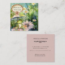 Aquarellfrosch Umbrella Blume