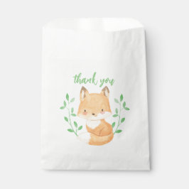 Aquarellfuchs Babydusche Geschenktütchen