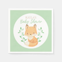 Aquarellfuchs Babydusche, nach Maß