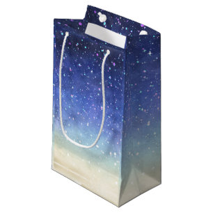 Aquarellgalaxie Kleine Geschenktüte