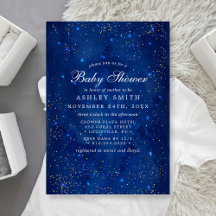 Aquarellgalaxie Kosmische Sterne Starry Babydusche
