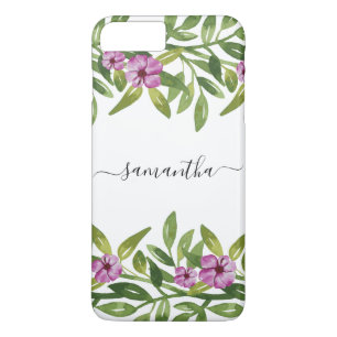 Aquarellgarland handgeschriebene Kalligrafie Case-Mate iPhone Hülle