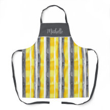 Aquarellgelb, grau, Streifen