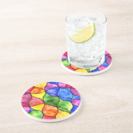 Aquarellglas Getränkeuntersetzer