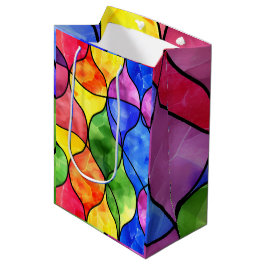 Aquarellglas Mittlere Geschenktüte