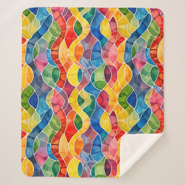 Aquarellglas Sherpadecke (Vorderseite)