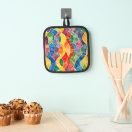 Aquarellglas Topflappen