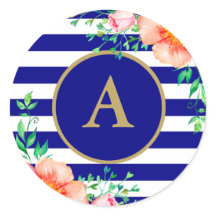 Aquarellgoldmonogramm