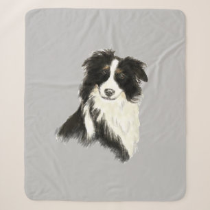 Aquarellgrenze Collie Hund Tier Tiereigenschaft Sherpadecke