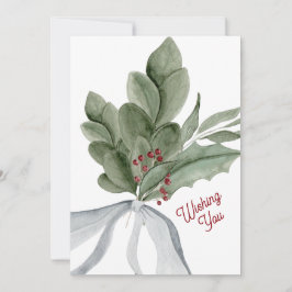 Aquarellgrün Personalisiert Weihnachten