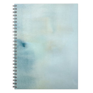 Aquarellhintergrund in Pastellblauem und gelb Notizblock