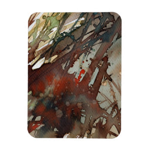 Aquarellhintergrund Magnet
