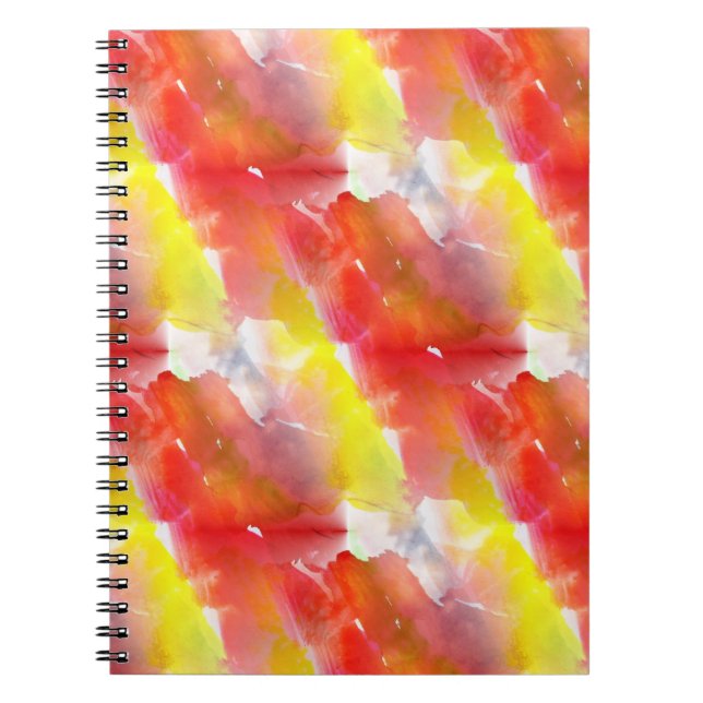 Aquarellhintergrund Notizblock (Vorderseite)