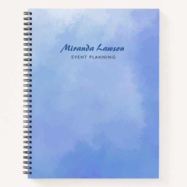 Aquarellhintergrund  notizbuch (Vorderseite)