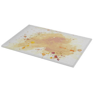 Aquarellhintergrund Schneidebrett