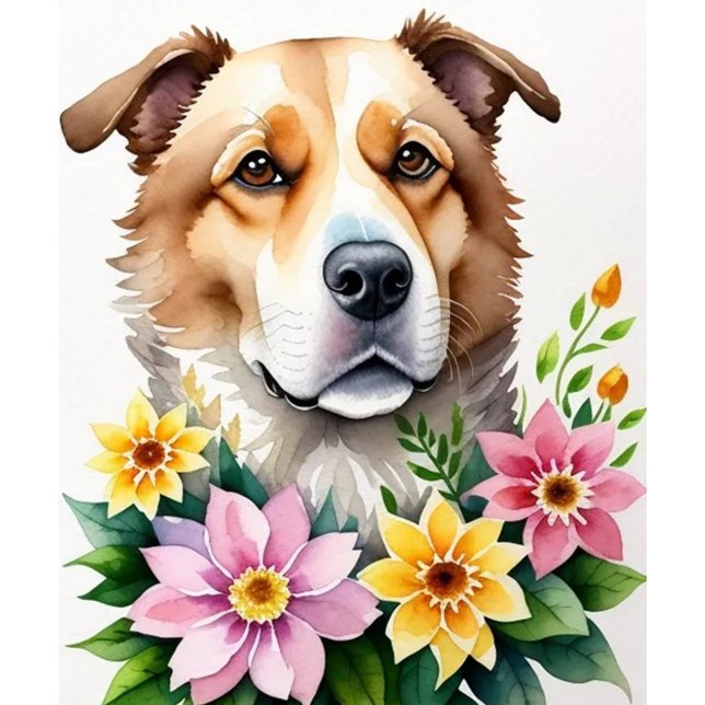 Aquarellhund (Watercolor Dog Jigsaw Puzzle!)