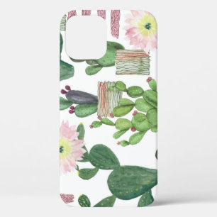 Aquarellkaktus Nahtloses Malmuster Case-Mate iPhone Hülle