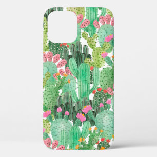Aquarellkaktus nahtloses Muster Case-Mate iPhone Hülle