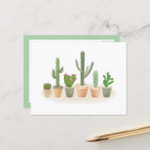 Aquarellkaktus Planter Niedliche Kakti-Reihe Hinwe