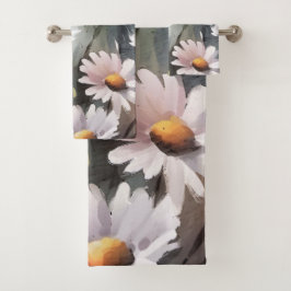Aquarellkalben Badhandtuch Set