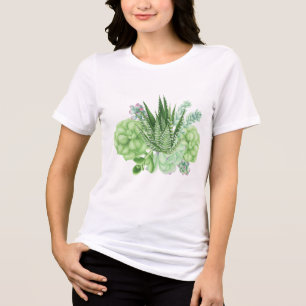 Aquarellkanzerillustration Tri-Blend Shirt