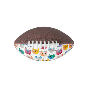 Aquarellkatzen und Freunde Football