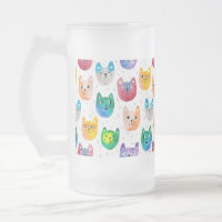 Aquarellkatzen und Freunde