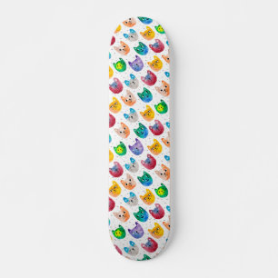 Aquarellkatzen und Freunde Skateboard