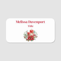 Aquarellkerzen und Poinsettia Weihnachten