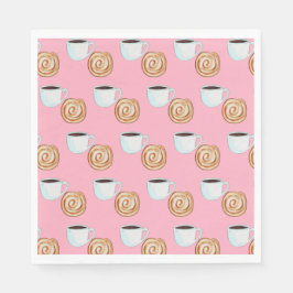 Aquarellkinnamon-Buckaffe Serviette