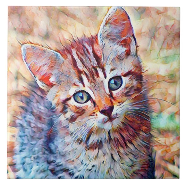 Aquarellkitt Fliese (Vorderseite)