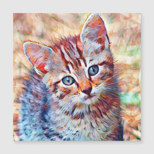 Aquarellkitt Magnetkarte