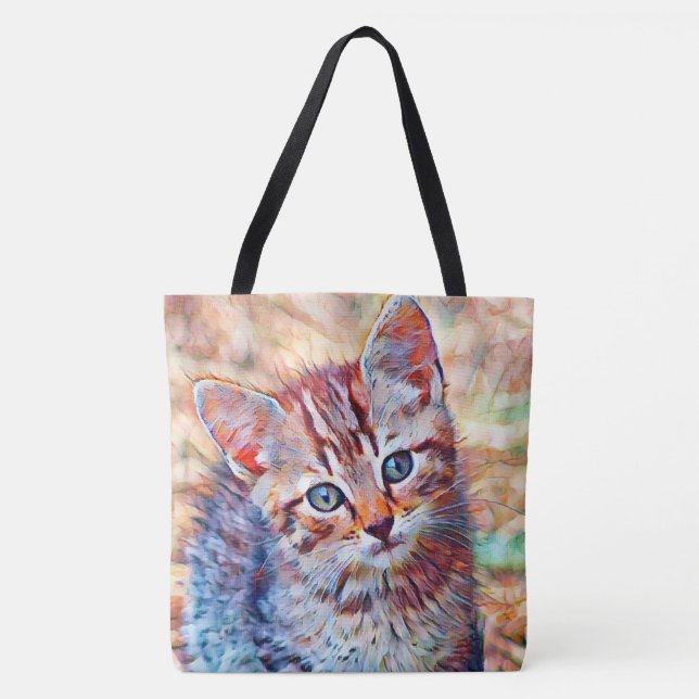 Aquarellkitt Tasche (Vorderseite)