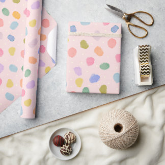 Aquarellkonfetti Geschenkpapier