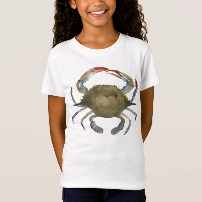 Aquarellkrebse - Grau T-Shirt (Vorderseite)