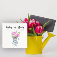 Aquarellkrug von Blume - Blütenbaby
