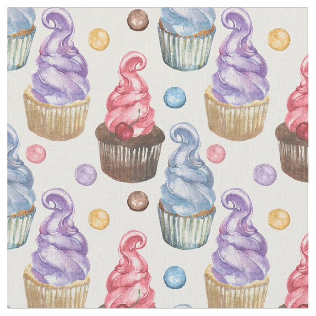 Aquarellkuchen farbig stoff (Nahaufnahme)