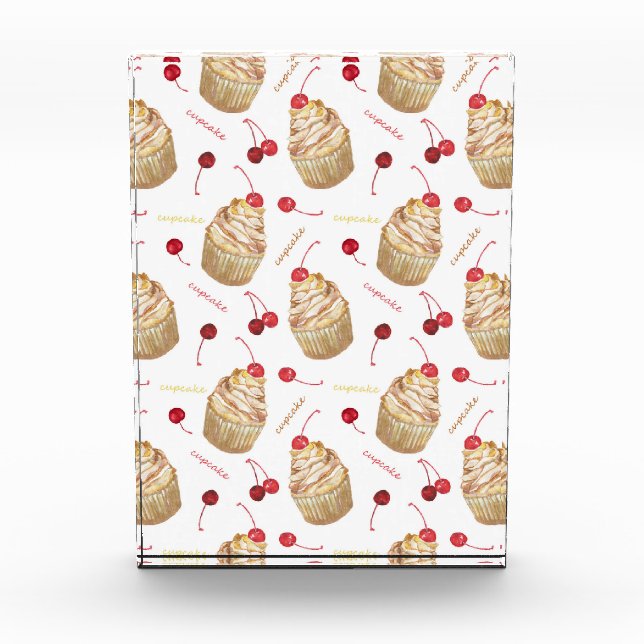 Aquarellkuchen Fotoblock (Vorderseite)