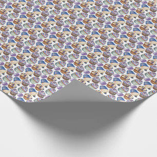 Aquarellkuchen Geschenkpapier