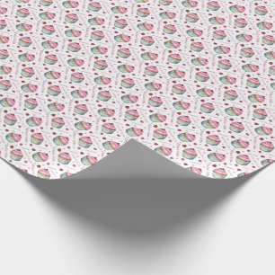 Aquarellkuchen Geschenkpapier